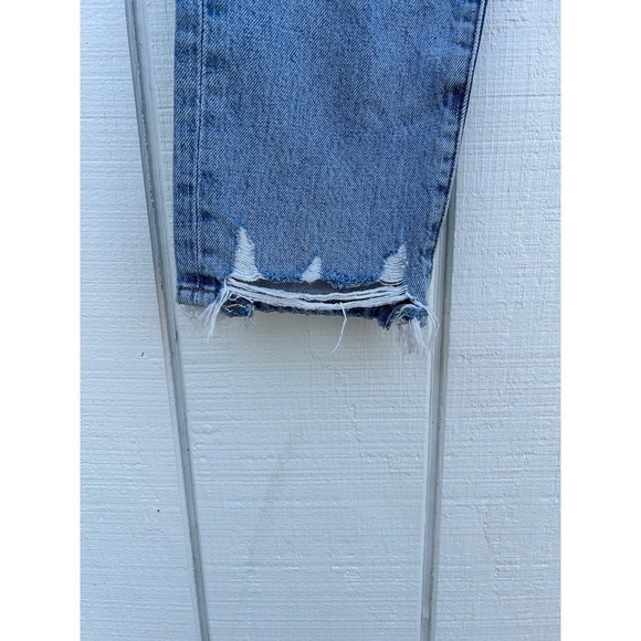FRAME Denim Womens Jeans Le Original Distressed Straight Leg Lighter Wash, Sz 24 - Picture 5 of 5